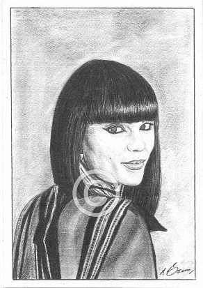 Jessie J Pencil Portrait