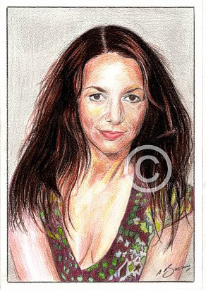 Joanne Whalley Pencil Portrait