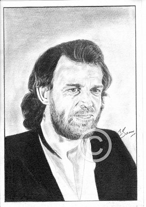 Joe Cocker Pencil Portrait