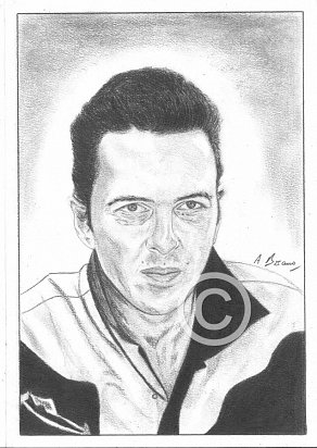 Joe Strummer Pencil Portrait