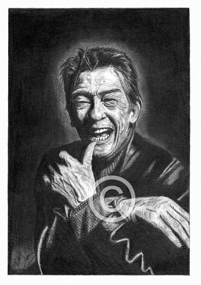 John Hurt Pencil Portrait