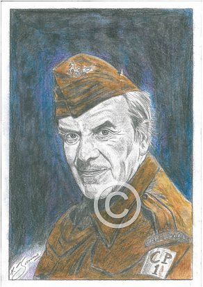 John Le Mesurier Pencil Portrait