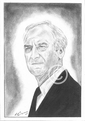 John Thaw Pencil Portrait