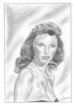 Julie London Pencil Portrait