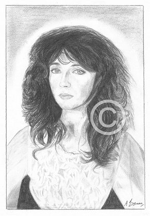 Kate Bush Pencil Portrait