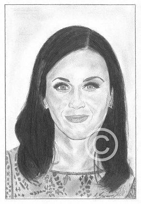 Katy Perry Pencil Portrait