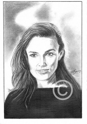 Keira Knightley Pencil Portrait