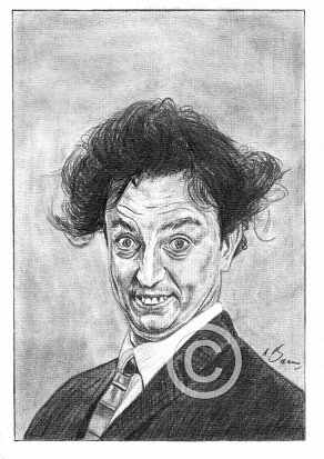 Ken Dodd Pencil Portrait