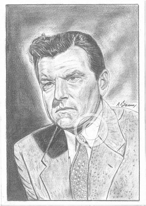 Kenneth More Pencil Portrait