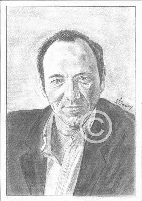 Kevin Spacey Pencil Portrait