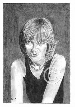 Kiki Dee Pencil Portrait