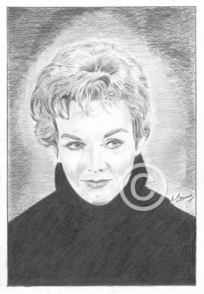 Kim Novak Pencil Portrait