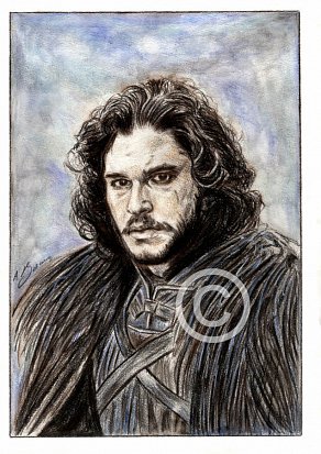 Kit Harington Pencil Portrait