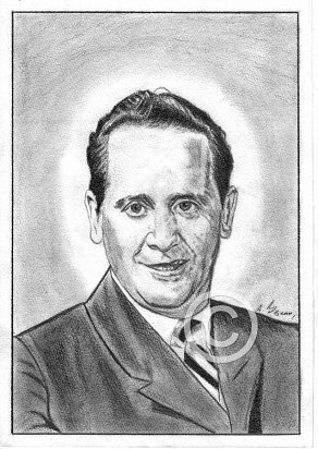 Les Paul Pencil Portrait