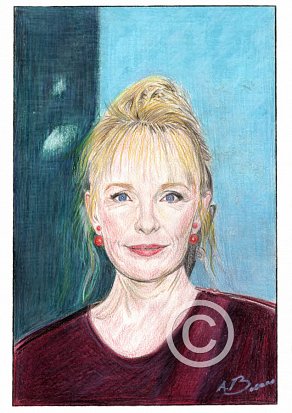 Lindsay Duncan Pencil Portrait