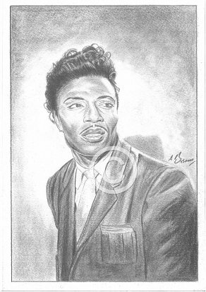 Little Richard Pencil Portrait