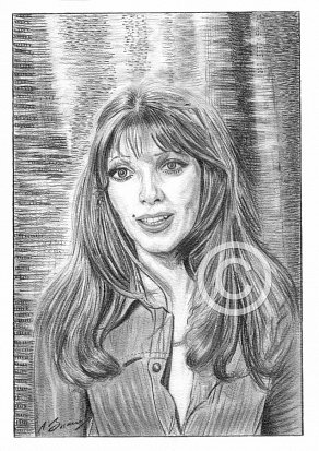 Lynsey de Paul Pencil Portrait