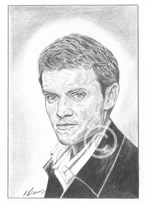 Marc Warren Pencil Portrait