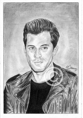 Mark Ronson Pencil Portrait
