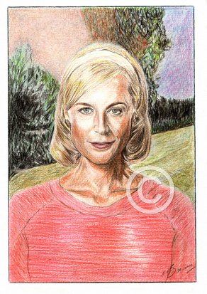 Marta Dusseldorp Pencil Portrait