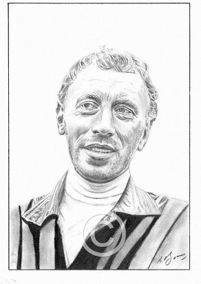 Max Von Sydow Pencil Portrait