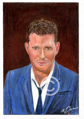 Michael Bublé Pencil Portrait