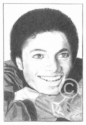 Michael Jackson Pencil Portrait