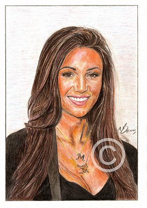 Michelle Keegan Pencil Portrait