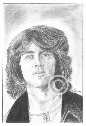 Mick Taylor Pencil Portrait