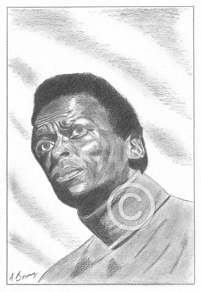 Miles Davis Pencil Portrait
