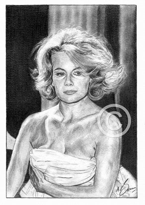 Molly Peters Pencil Portrait