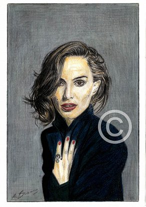 Natalie Portman Pencil Portrait