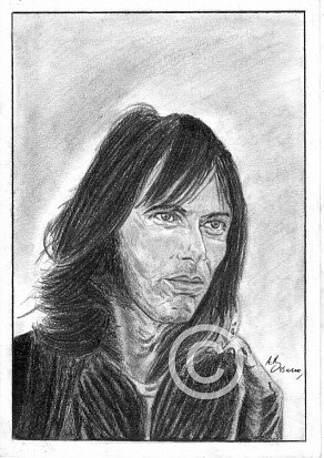 Nicky Hopkins Pencil Portrait