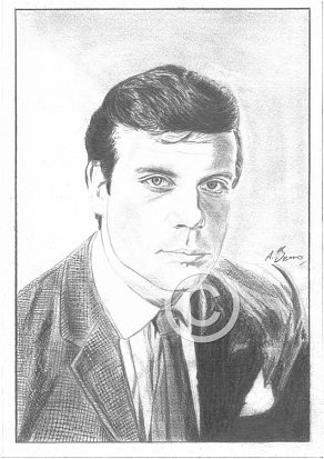 Oliver Reed Pencil Portrait