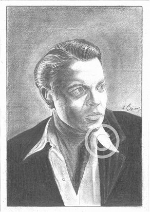 Orson Welles Pencil Portrait