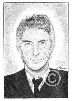 Paul Weller Pencil Portrait