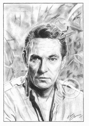 Peter Finch Pencil Portrait