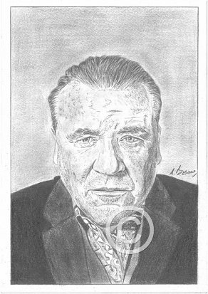 Ray Winstone Pencil Portrait