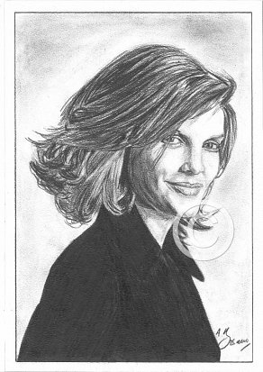 Rene Russo Pencil Portrait