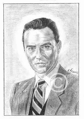 Richard Todd Pencil Portrait