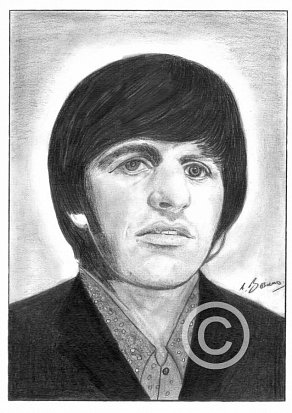 Ringo Starr Pencil Portrait