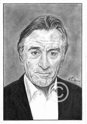 Robert De Niro Pencil Portrait