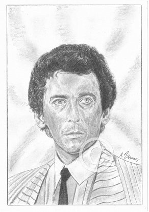 Robert Powell Pencil Portrait