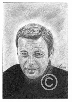 Robert Wagner Pencil Portrait