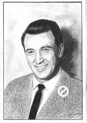 Rock Hudson Pencil Portrait