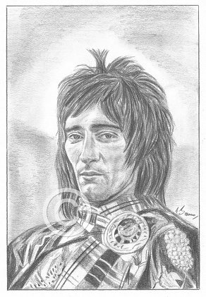 Rod Stewart Pencil Portrait