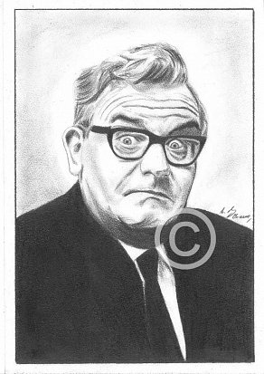 Ronnie Barker Pencil Portrait