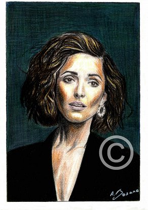 Rose Byrne Pencil Portrait