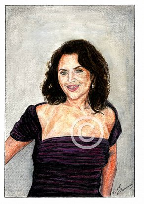 Ruth Jones Pencil Portrait