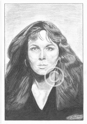 Sandy Denny Pencil Portrait